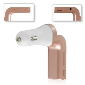 CARG7 Transmetteur FM de voiture compatible Bluetooth, récepteur audio mains libres sans fil, lecteur MP3 automatique, chargeur rapide USB, accessoire de style de voiture – Image 3