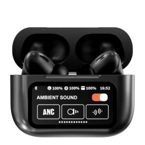Écouteurs sans fil Bluetooth ANC/ENC à double réduction du bruit d'obscurité et commande tactile – Image 5