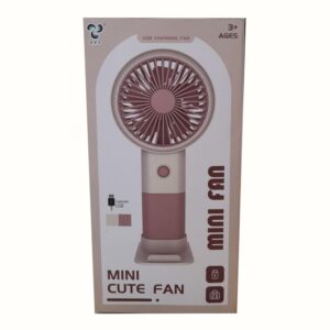 Adorable mini ventilateur rechargeable USB à 1 vitesse – Image 4
